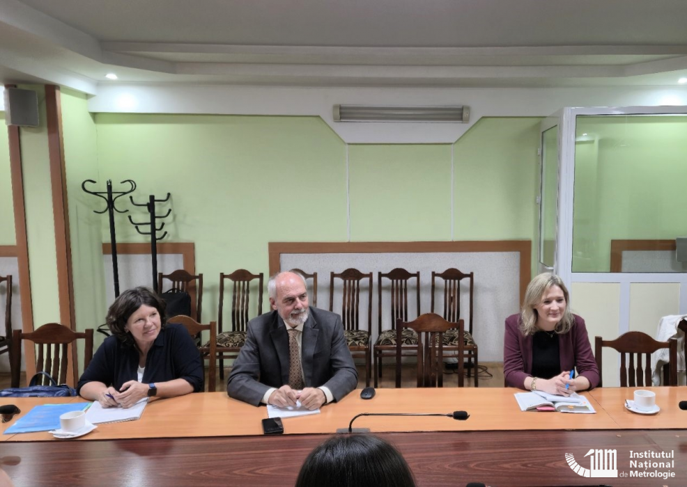  Misiune de evaluare PTB la Institutul Național de Metrologie