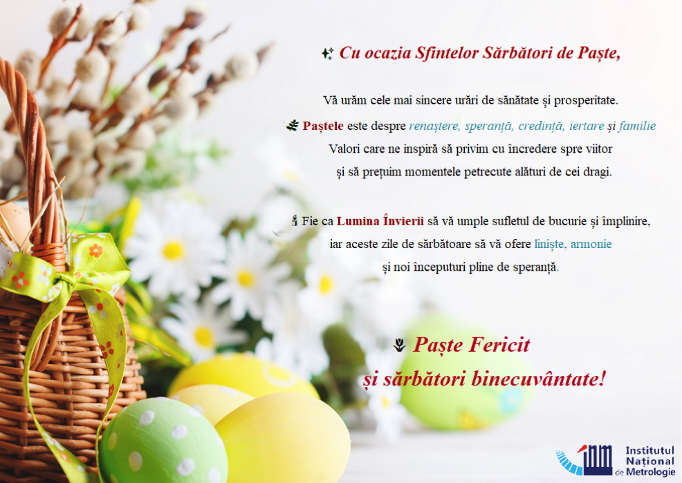 Sărbători Pascale binecuvântate alături de cei dragi!