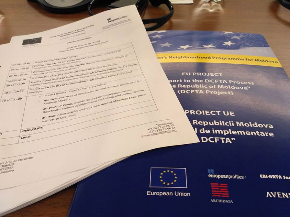 Conferința de finalizare a Proiectului ,, Asistență pentru Republica Moldova în procesul de implementare DCFTA’’